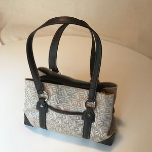 LIZ CLAIBORNE, BROWN/BEIGE PURSE, LIKE NEW